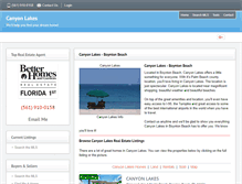 Tablet Screenshot of canyonlakes.us